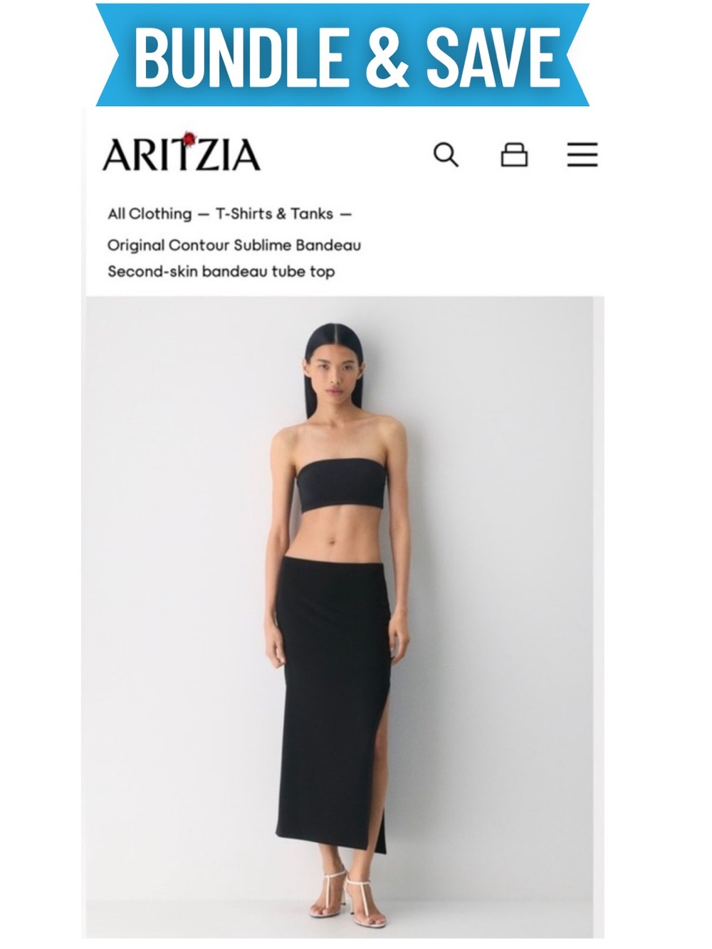 Aritzia Original Contour Sublime Bandeau